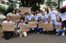 Ato em defesa da educao- Concentrao no Campus Sade UFMG